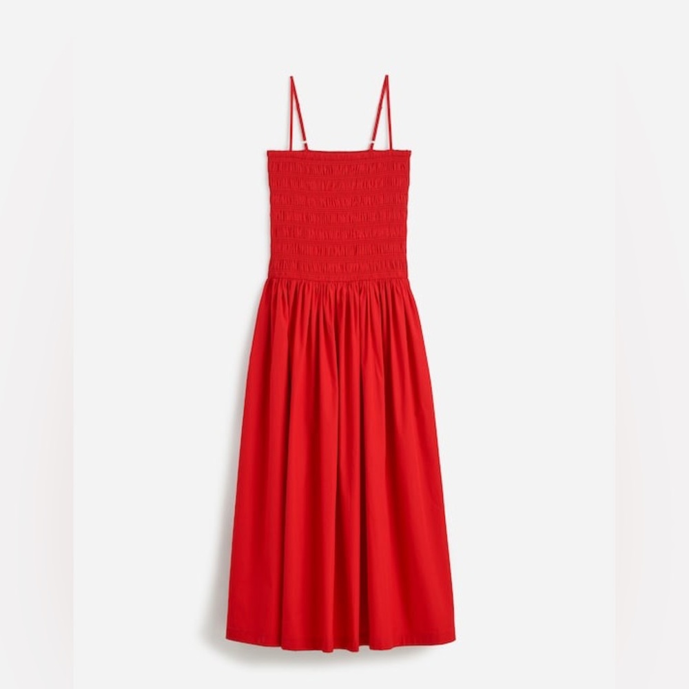 Madewell - Smocked Poplin Dress